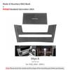 Betterhumz Para BMW Serie 5 E60 2004-2009 Panel de Consola Central del Coche Caja de Almacenamiento Almohadilla Embellecedor Hecho de Alcantara Accesorios de Interior