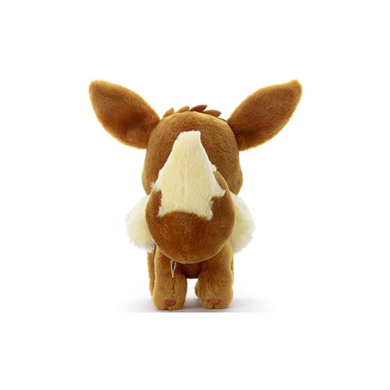 Takara Tomy Arts Pokémon I Choose You! Plush Toy Eevee, Approximately 21cm Tall