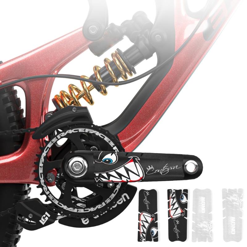 Bike Frame Protector Cycling Bicycles Bikes Frame Crank Protector Chainstay Sticker Bike Frame Guard Frame Cover Wraps