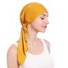 1Pc Polyester Women's Hijab Headscarf Turban Headwrap Cover Muslim Chemo Cap Hair Loss Hat