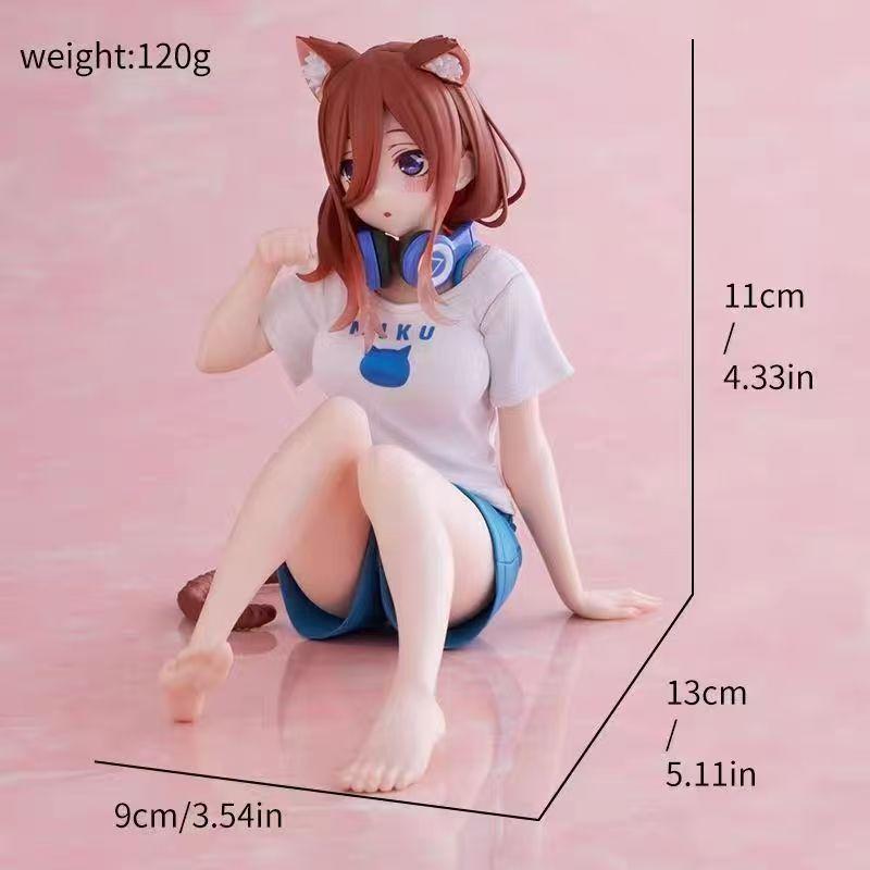 Life in Another World Zhi Nino with cat ears Sanjiu anime Bunny Girl Beautiful girl Can be Compact PVC Table setup Room Gifts