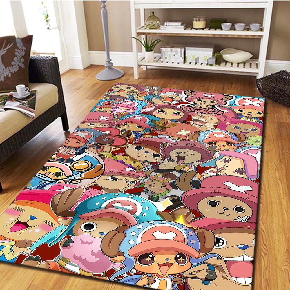 ONE PIECE Tony Tony Chopper Carpet - Living Room & Bedroom, Home Decor Cool Play Floor & Movie Mat -HE146