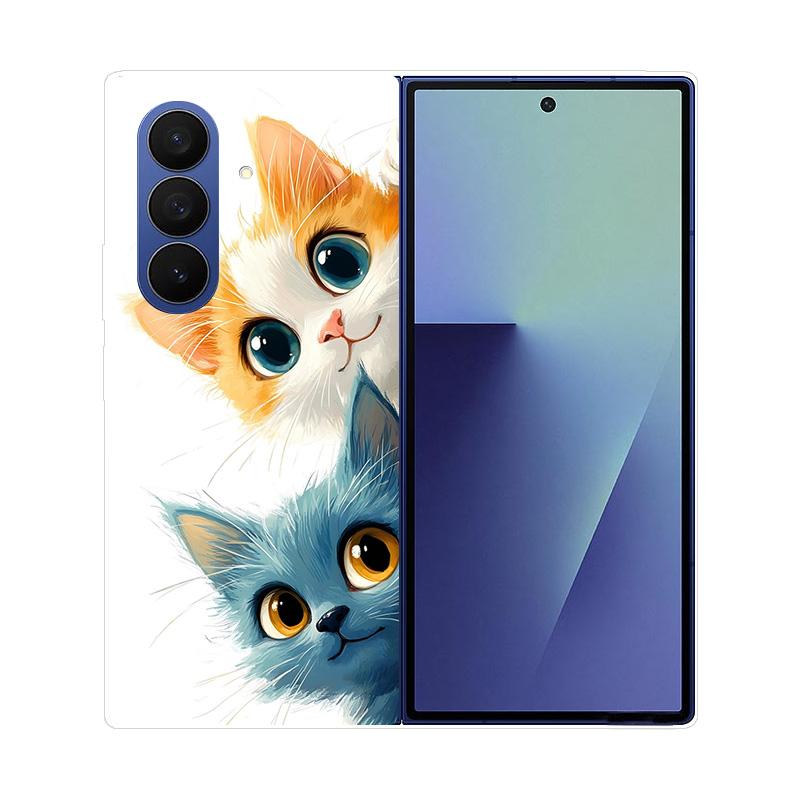 For Samsung Galaxy Z Fold 7 Case Marble Hard PC Back Cover For Samsung Galaxy Z Fold7 ZFOLD7 Full Protective Phone Shell