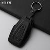Genuine Leather Auto Smart Key Fob Cover Case Housing Fit For Geely Atlas Boyue Nl3 Coolray X6 X7 Ex7 Emgrand Kulrey Gt Gc9 Protector Key Ring