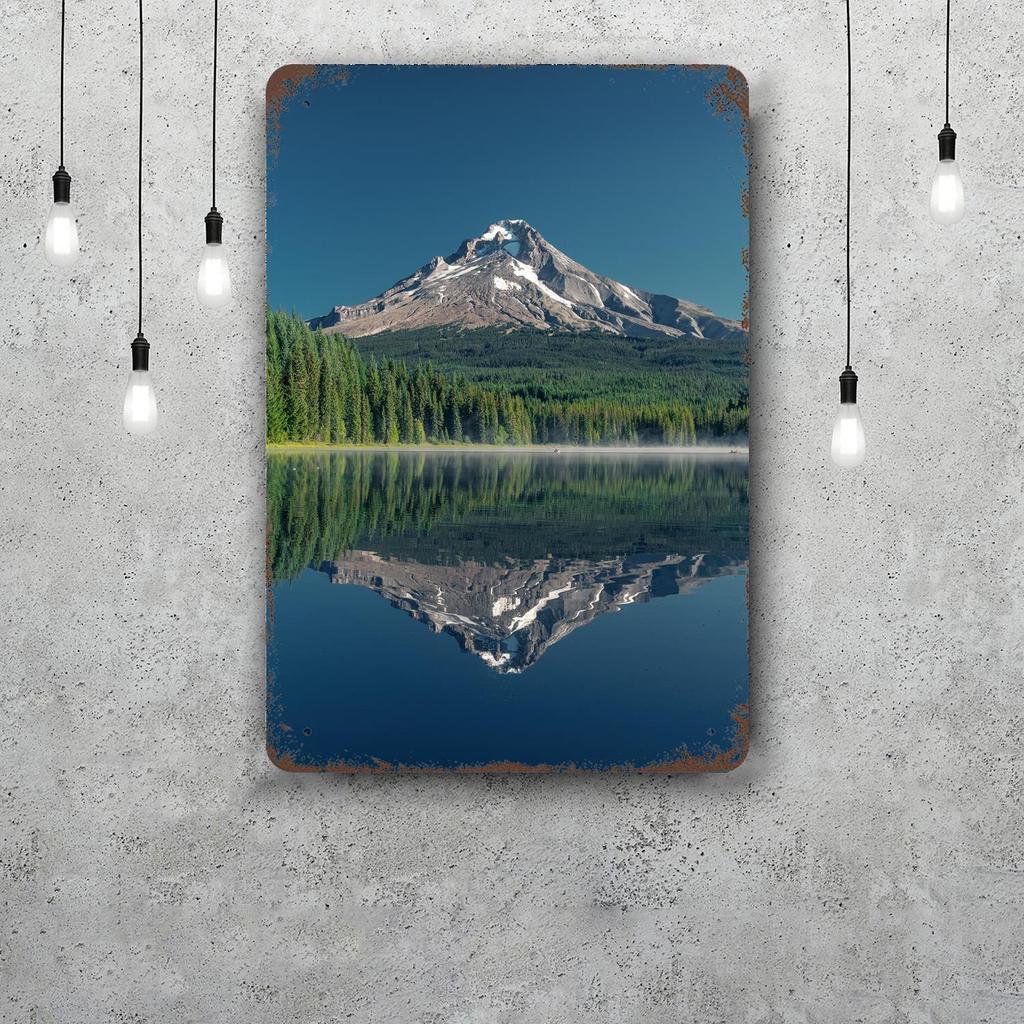 Lassen National Park Retro Vintage Tin Sign Poster Decorative Plaque Metal Plate Wall Decor