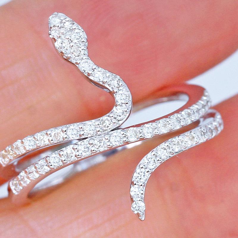 Классическое кольцо Lindon для женщин с цирконом круглой формы — фото 4