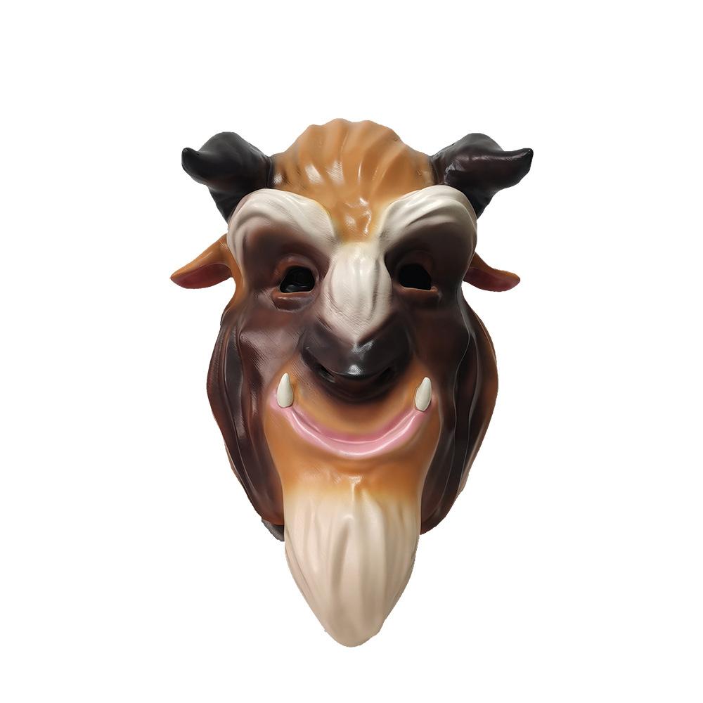 Beauty and the Beast Headgear Halloween cospaly Movie and TV Prince Beast Mask Horror Performance Costume Prop