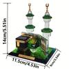 Muslimische Moschee Kristallmodell Elegant Stilvoll Modisch Attraktiv Kristall Al-Aqsa Moschee Modell für Kunstsammlung Dekoration