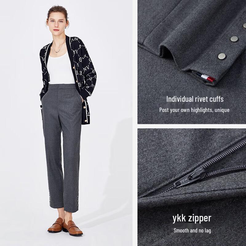 Navigare Women's Slim Fit Commuter Casual Pants