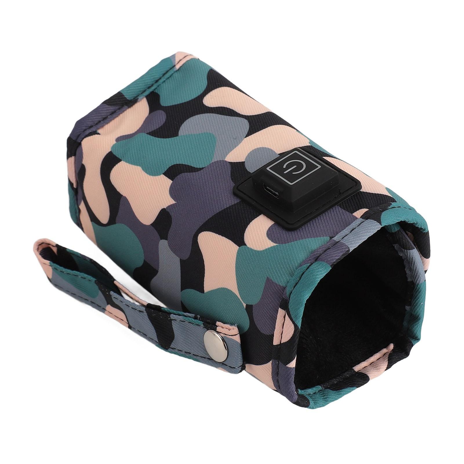 

USB Milk Warmer Bag Universal Constant Temperature Portable Infant Bottle Insulation Cover with USB чорний