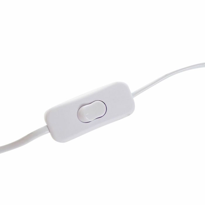 Lampe de bureau - DKD Home Decor - Bambou - Blanc/Naturel - 40W - Design Oriental