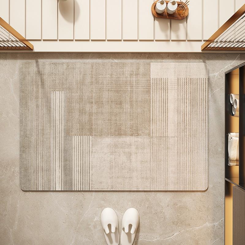 Bathroom Absorbent Mat Kitchen Mat Bathroom Foot Mat Quick Drying Bathroom Absorbent Floor Mat