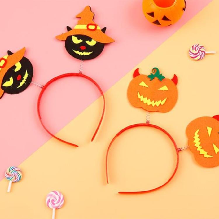 Halloween Headband Day of the Death Hairband Handmade Kits Party Gathering Toy
