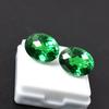 Oval Cut Green Garnet 26.25 Ct Natural Loose Gemstone   Best Pair