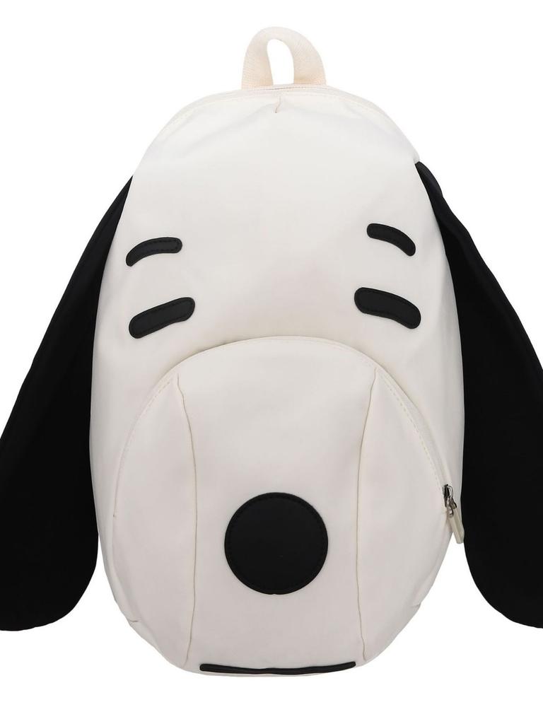 Snoopy Cartoon Backpack For Kids With Nylon And Laptop Storage