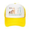Chapeau de camionneur Custom Evolution Of Money Bitcoin pour adulte Casquette de baseball réglable BTC Crypto Coins pour unisexe Femmes Chapeau de papa d'extérieur