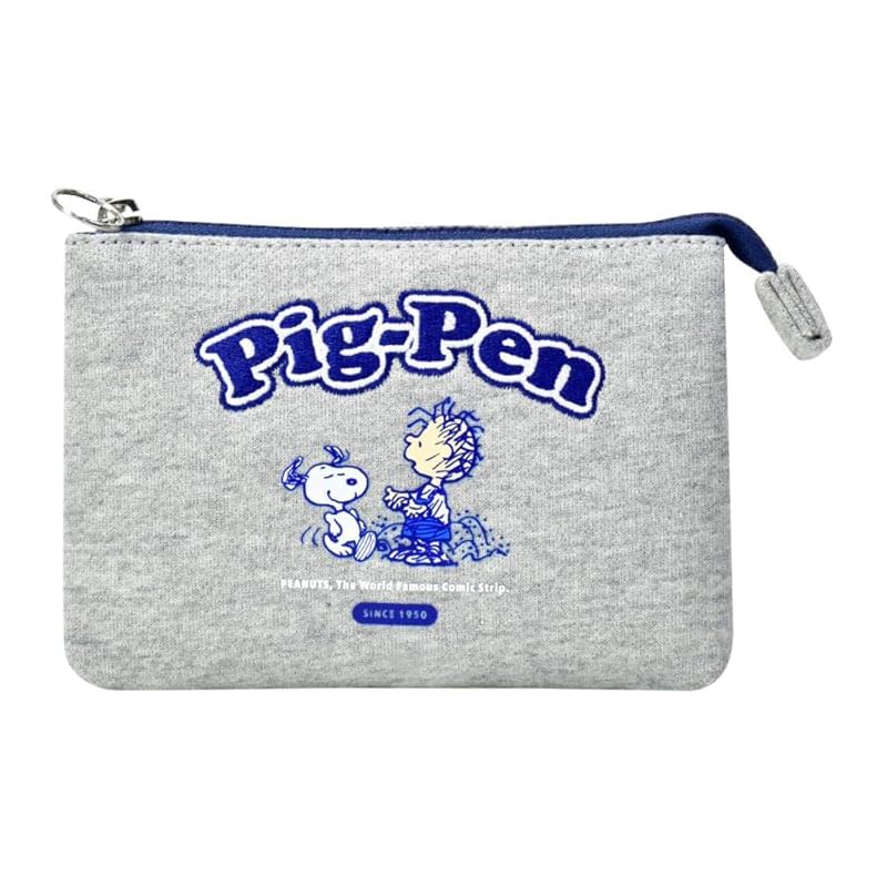 

[Snoopy] pouch makeup bag cosmetic pouch travel pouch 3 pockets 0303 ladies Gray (SPZ-2876)