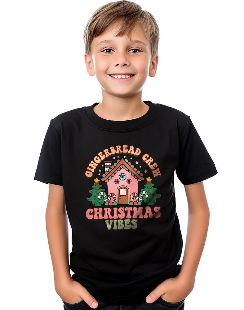 Gingerbread Christmas Vibes t-shirt - Funny and Festive! Unisex Printed Design.