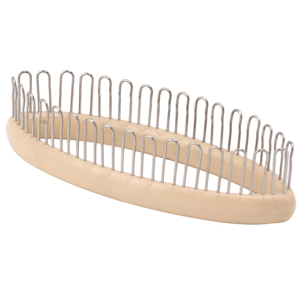 Pletací rámeček Dřevěný Kulatý Kapesní Pletací Deska DIY Tkalcovský Nástroj s Rámečkovým Kapesním Nástrojem a