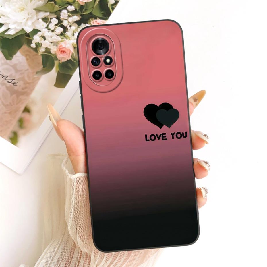 Cute Printed Phone Case For Huawei Nova 8 8i Soft Silicone Shockproof Cases For Huawei Nova8 Nova8i Covers Bumpers
