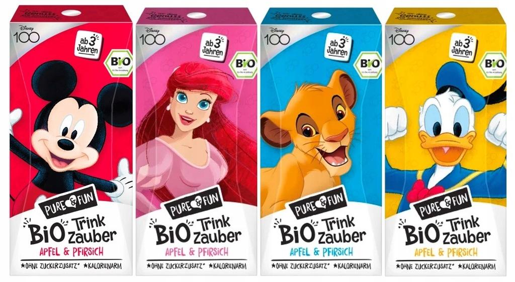 HEJO Bevanda mela-pesca BIO 200 ml Fiabe Disney