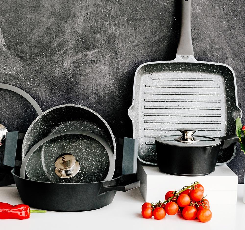 Aluminum Frying Pan with Granite Coating, Induction, Gota Cook DUKA