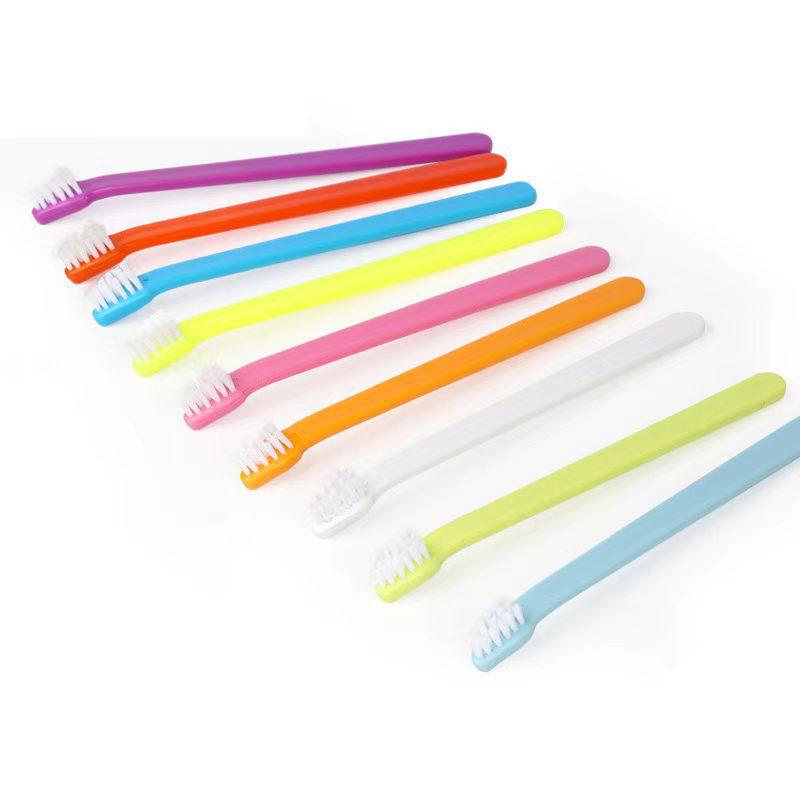 Cat & Dog Single Head Antibacterial Toothbrush for Oral Cleaning