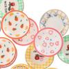 FRCOLOR Miniature Dishware and Plate Set for Pretend Play Kitchen 18-Piece
