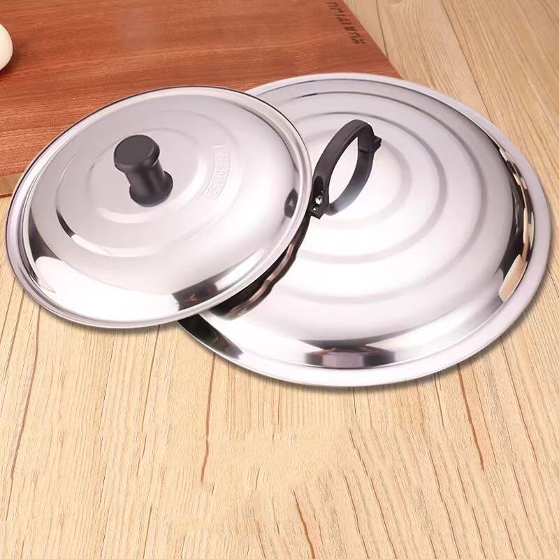 Zhaoran 23cm Extra Thick Stainless Steel Pot Lid with Visible Window