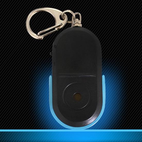 2/3 шт. Шукач ключів Голосове керування Обладнання проти втрати з активацією свистком Світлодіодне світло Маленький легкий Відстежувач ключів Гаманець Брелок