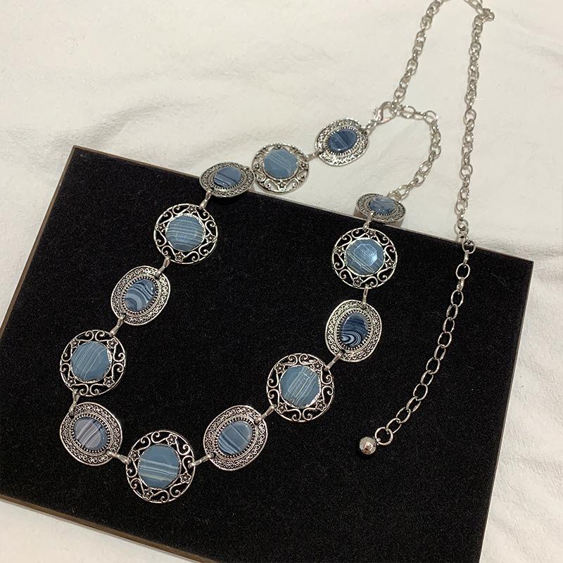 

Retro Ethnic Style Hollow Out Butterfly Waist Chain For Women Bohemian Belt For Skirts And Jeans Niche Leather Belt Accessory