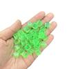 100 Stück Set 8mm Transparenter Würfel mit eckigen Kanten Bunt Klar Einfarbig Würfel Schachfigur Rechter Winkel Für Brettspiel
