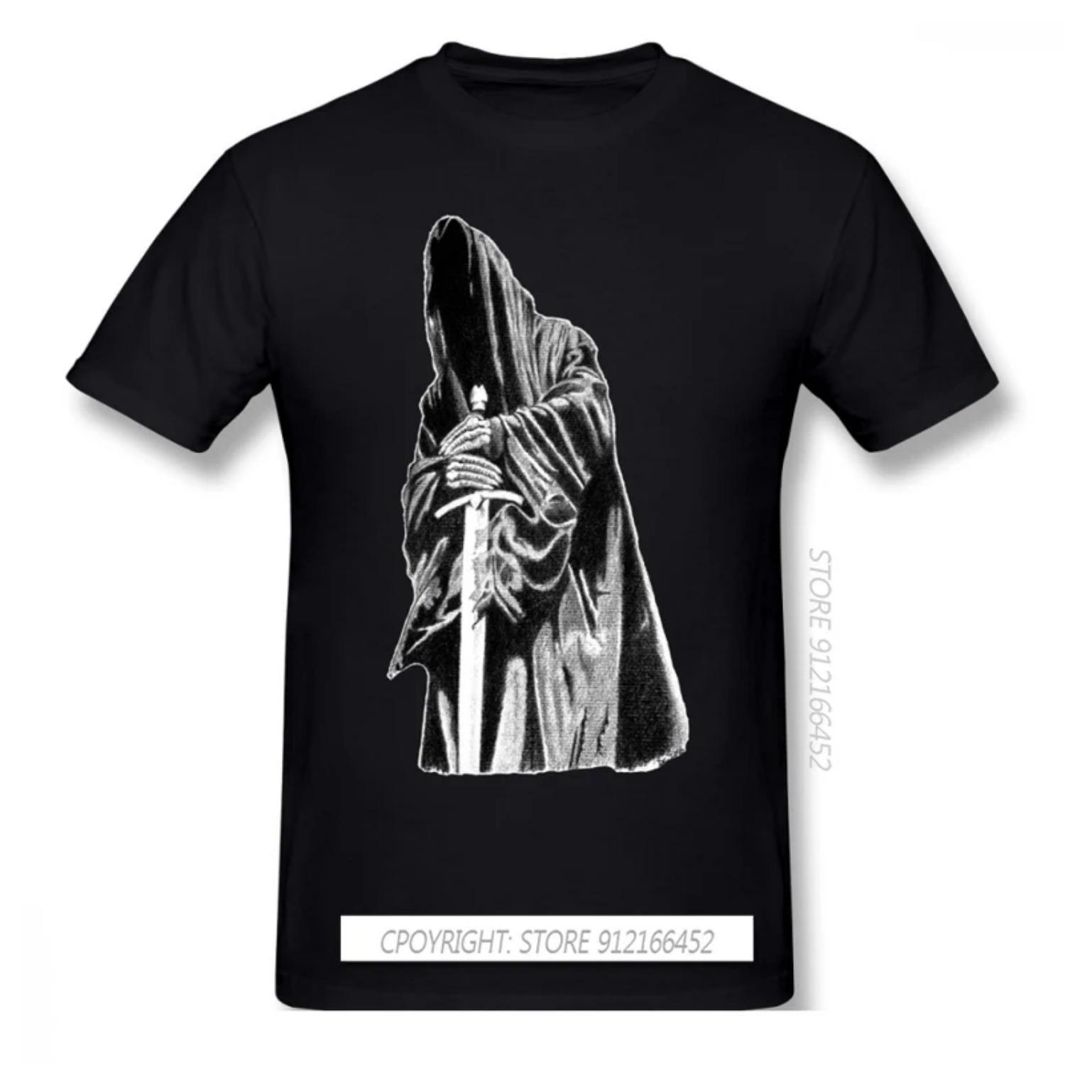 

Nazgul T Shirt Nazgul T-Shirts Man Graphic Tees Shirt Awesome Classic Cotton Plus Size Tshirt Streetwear S чёрный