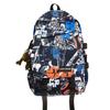 Large Capacity Graffiti Backpack Casual College Students High School Students Junior High School Students School Bag