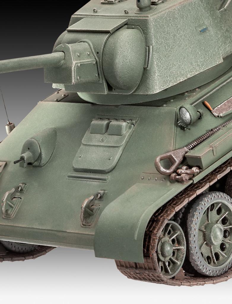 German level Soviet plastic model 1/35 T-34/76