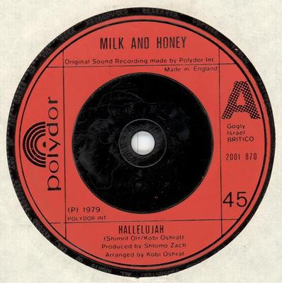 7inch Record MILK & HONEY - Hallelujah 2001870 Polydor 1979 UK Pop Used