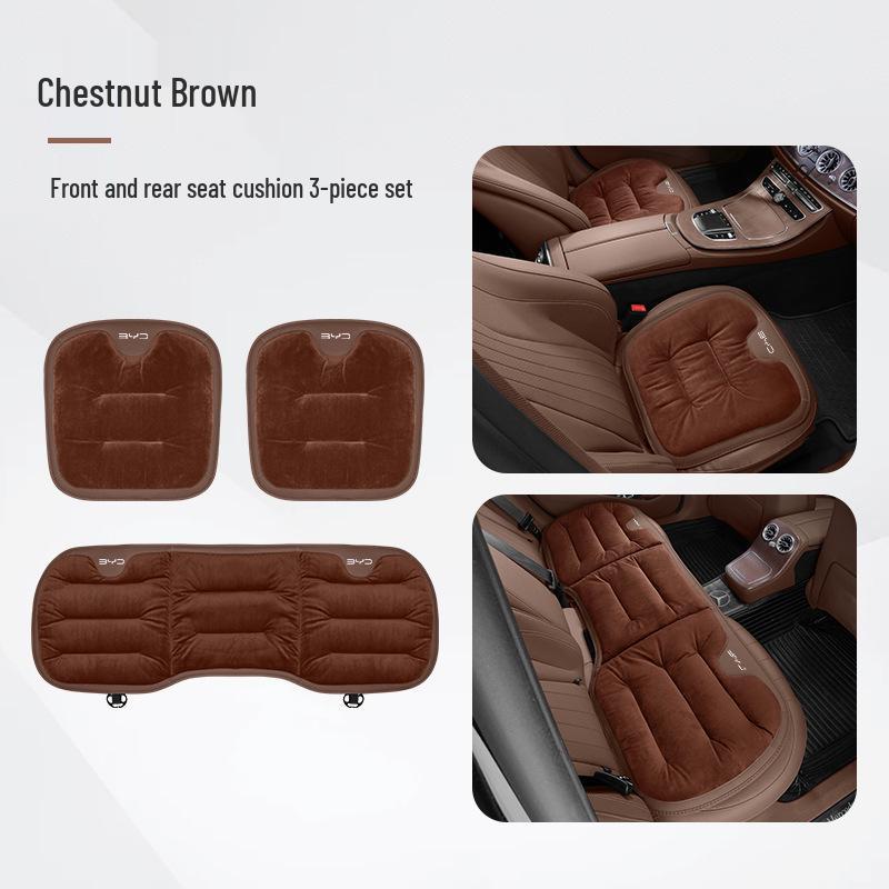 Winter Flannel Seat Cushion for BYD Han EV, Qin L, Song L, Dolphin, Seal, Yuan Plus, Tang DM