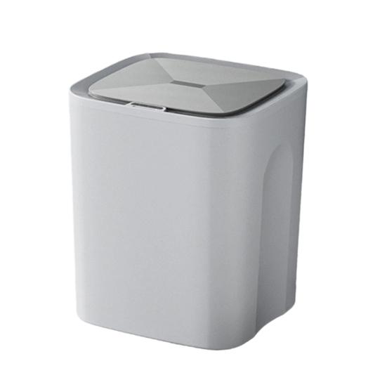Large Capacity Garbage Bin 16L Automatic Trash Can, 12L 14L Touchless with Odor-Sealing Hygienic Hands Free Waste Lid, Motion Sensor Can for