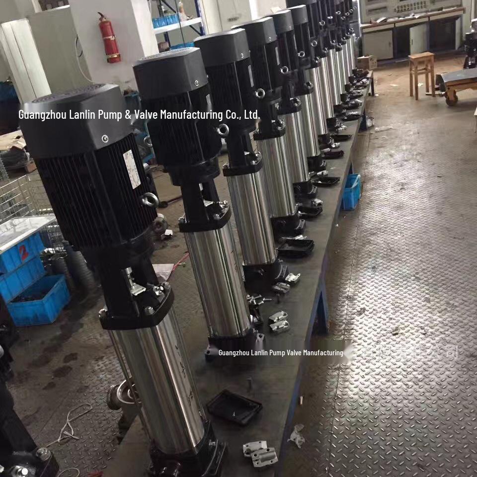 CDLF12-220 Vertical Stainless Steel Multistage Pump, 12 Cubic, 380V, Explosion-Proof Option Available