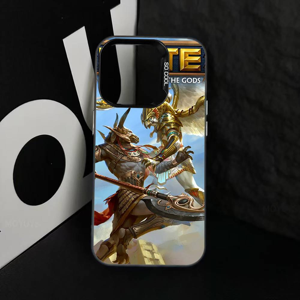 S-Smite G-Game Phone Case For iPhone 17,16,15,14,13,12,11 Plus,Pro Max,XS,Colorful Silver Phone case Funda Cover