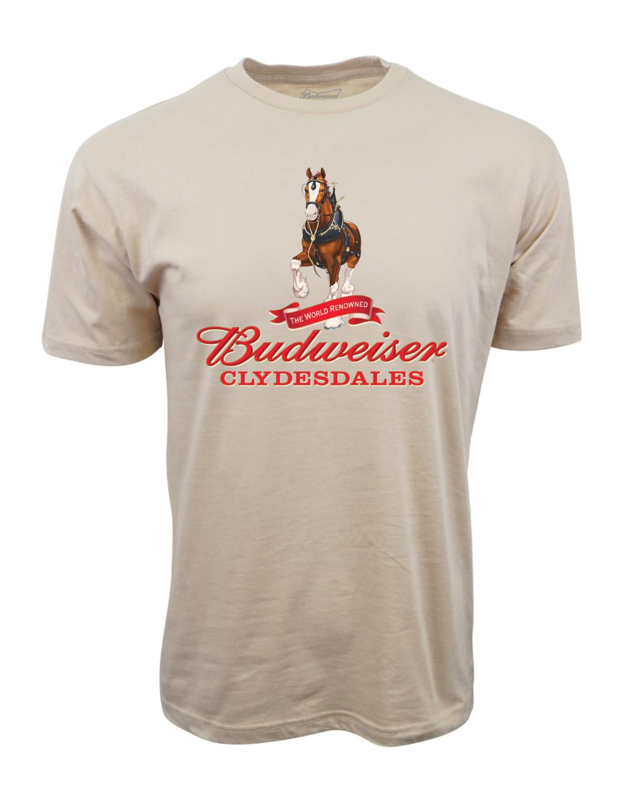Budweiser s King Of Beer Clydesdales Graphic T shirt XL