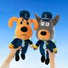 1Pcs Anime Security Sergeant Labrador Wolf Dog Plush Stuffed Toys 30/45Cm Sheriff Labrador Dog Plush Toy Doll Birthday Xmas Gift