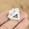 925 Sterling Silver Bauxite Gemstone Anniversary Flower Wife Promise Unique Ring