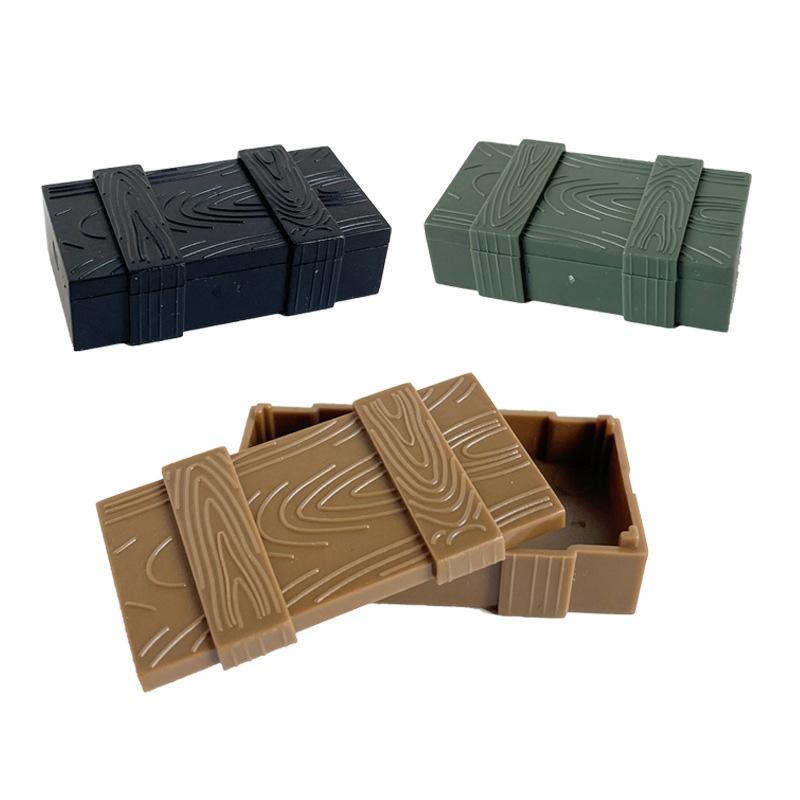 Army WWII Soldier Figure Armaments Brick Playset Gatling M2 Heavy Machine Aviation Gun NSV Bullet Chain Mortar ZB53 Toys Playsetss T12