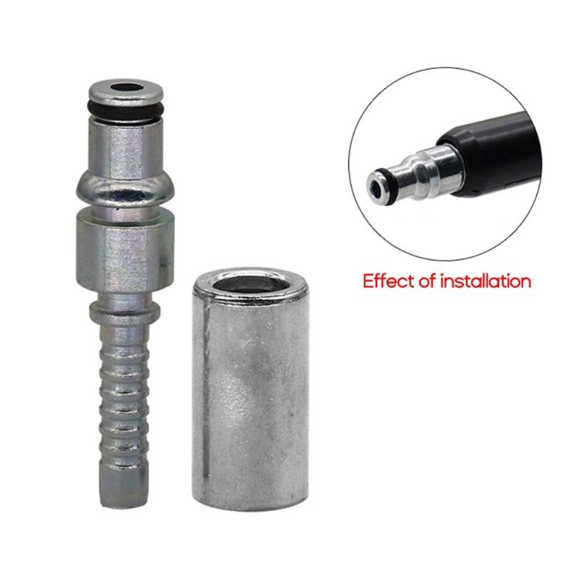 High Pressure Washer Hose Insert Fittings Car Washer Water Cleaning Hose Pipe Fitting TwistConnector Quick Fixing