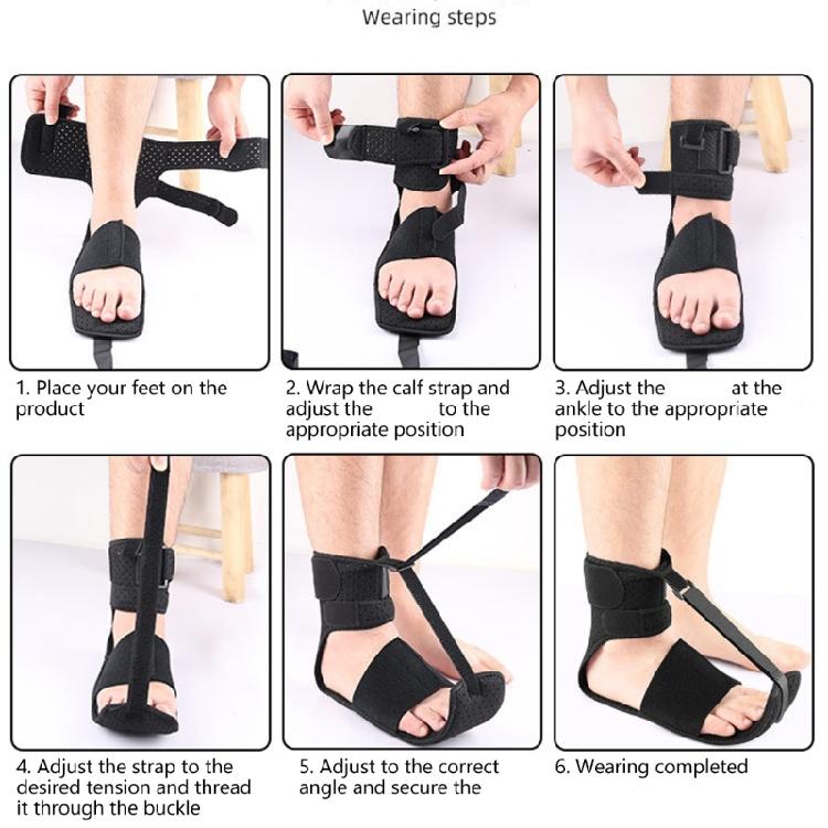 Plantar Fasciitis Night Splint Drop Foot Orthotic Brace,Adjustable Plantar Fasciitis Brace Supportive Foot Brace Gifts