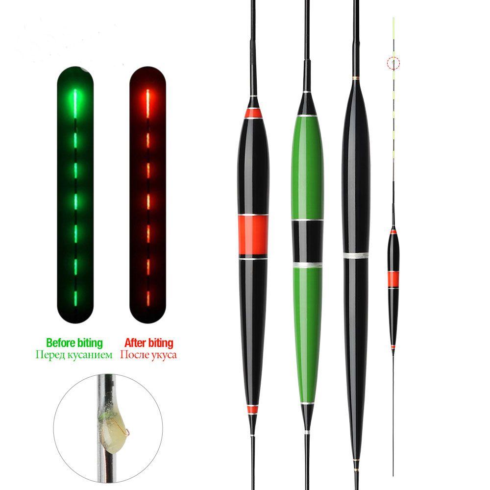 

Electronic LED Remind Fish Bite Buoy Fish Float Bobber Automatic Alarm B1