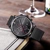 Canvas Strip Steel Mesh Belt Watch Multi-Function Chronograph Men'S Quartz Watch Waterproof Men'S Watch 2011