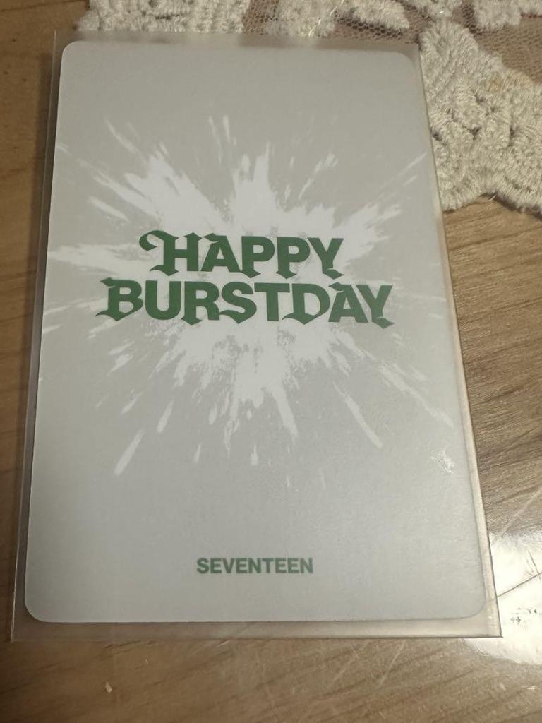 [USED] SEVENTEEN Mingyu Bonus Trading Card Popup Withmuu