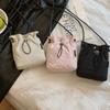 Crossbody Bag Nylon Shoulder Bag Korean Style Mobile Phone Bag Casual Drawstring Canvas Bag  Travel